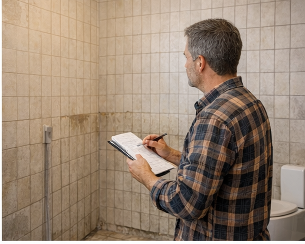 Inspeksjon befaring bad