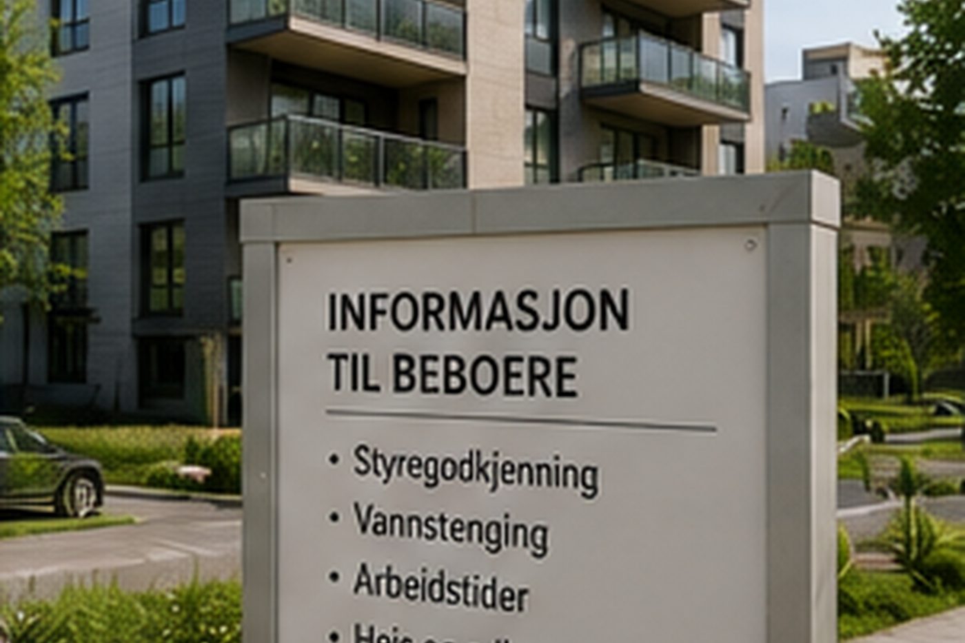 Borettslag og sameie med informasjon om oppussing av bad